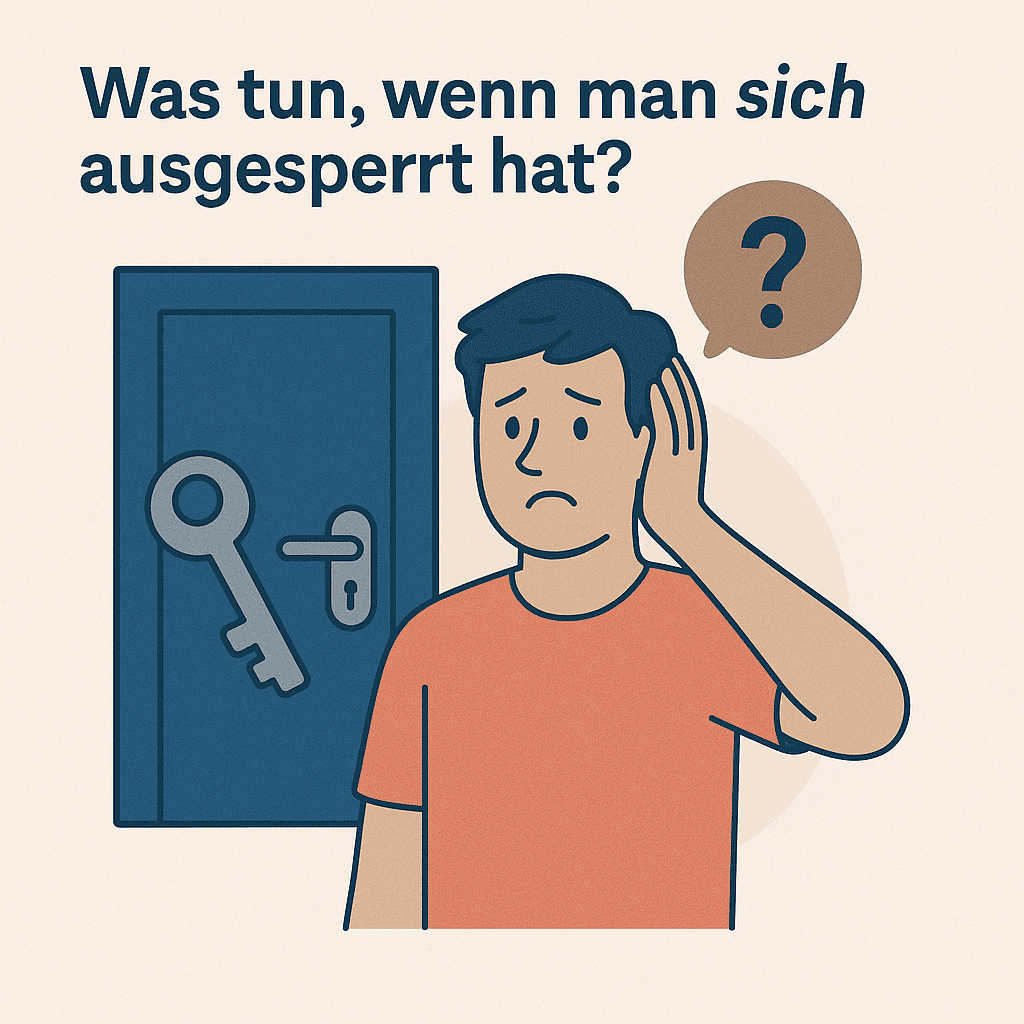 Was tun, wenn man sich ausgesperrt hat?